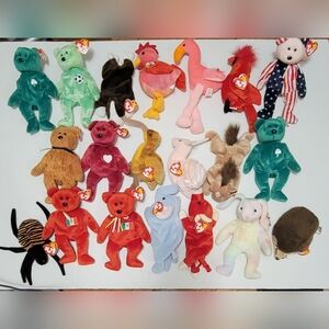 20 New Beanie Babies Collection with tags